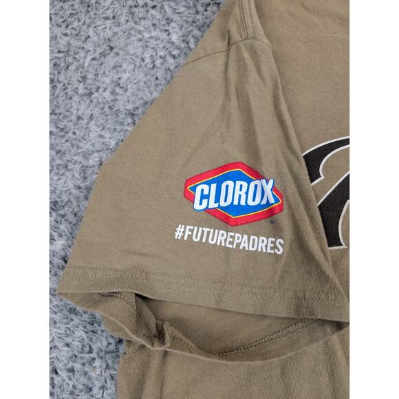 San Diego Padres Shirt Men Extra Large Brown Graphic Lounge MLB Logo Baseball - Picture 3 of 7